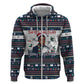 James Baldwin Christmas Santa Hoodie Ugly Pixel Pattern Black History Holiday