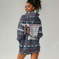 James Baldwin Christmas Santa Hoodie Dress Ugly Pixel Pattern Black History Holiday