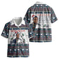 James Baldwin Christmas Santa Kid Hawaiian Shirt Ugly Pixel Pattern Black History Holiday