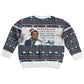 James Baldwin Christmas Santa Kid Ugly Christmas Sweater Ugly Pixel Pattern Black History Holiday