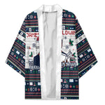 James Baldwin Christmas Santa Kimono Ugly Pixel Pattern Black History Holiday
