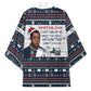 James Baldwin Christmas Santa Kimono Ugly Pixel Pattern Black History Holiday