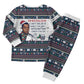 James Baldwin Christmas Santa Christmas Pajama Set Ugly Pixel Pattern Black History Holiday