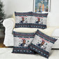 James Baldwin Christmas Santa Pillow Cover Ugly Pixel Pattern Black History Holiday