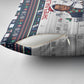 James Baldwin Christmas Santa Pillow Cover Ugly Pixel Pattern Black History Holiday