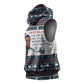 James Baldwin Christmas Santa Sleeveless Hoodie Ugly Pixel Pattern Black History Holiday