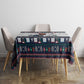 James Baldwin Christmas Santa Tablecloth Ugly Pixel Pattern Black History Holiday