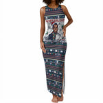 James Baldwin Christmas Santa Tank Maxi Dress Ugly Pixel Pattern Black History Holiday
