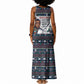 James Baldwin Christmas Santa Tank Maxi Dress Ugly Pixel Pattern Black History Holiday