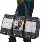 James Baldwin Christmas Santa Travel Bag Ugly Pixel Pattern Black History Holiday