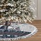 James Baldwin Christmas Santa Tree Skirt Ugly Pixel Pattern Black History Holiday