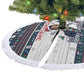 James Baldwin Christmas Santa Tree Skirt Ugly Pixel Pattern Black History Holiday