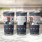 James Baldwin Christmas Santa Tumbler Cup Ugly Pixel Pattern Black History Holiday