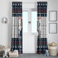 James Baldwin Christmas Santa Window Curtain Ugly Pixel Pattern Black History Holiday