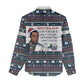 James Baldwin Christmas Santa Women Casual Shirt Ugly Pixel Pattern Black History Holiday