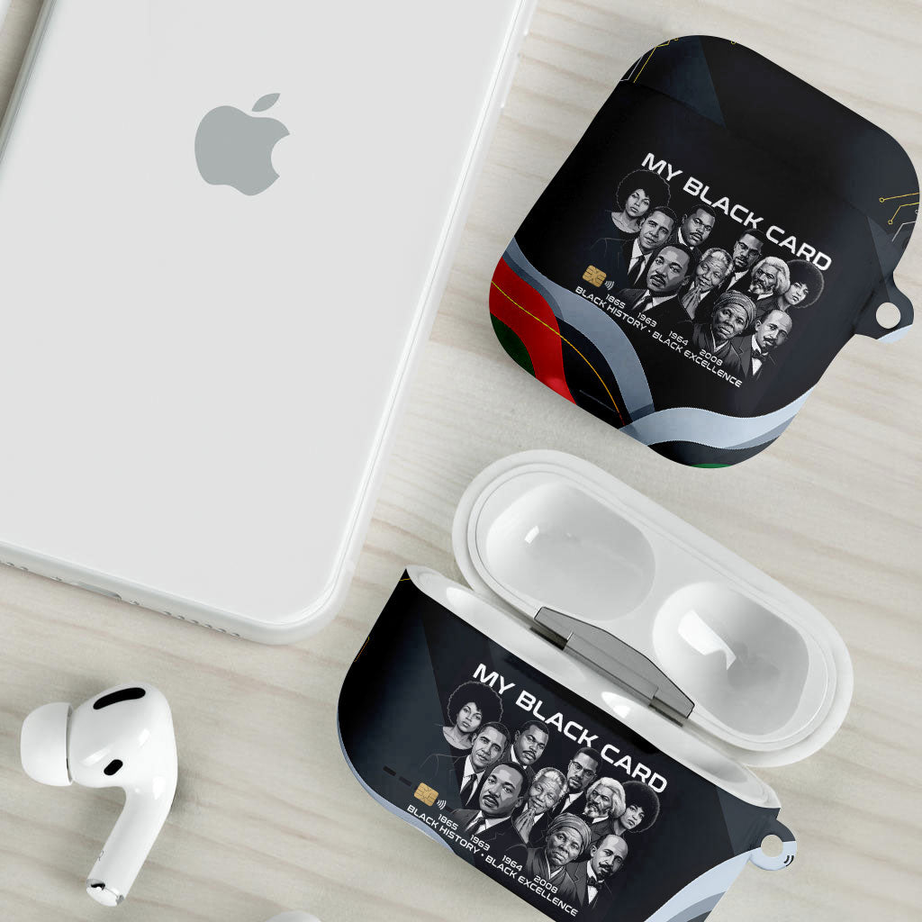 My Black Card Civil Rights Leaders Black History AirPods Case African American Black Excellence Milestones Freedom