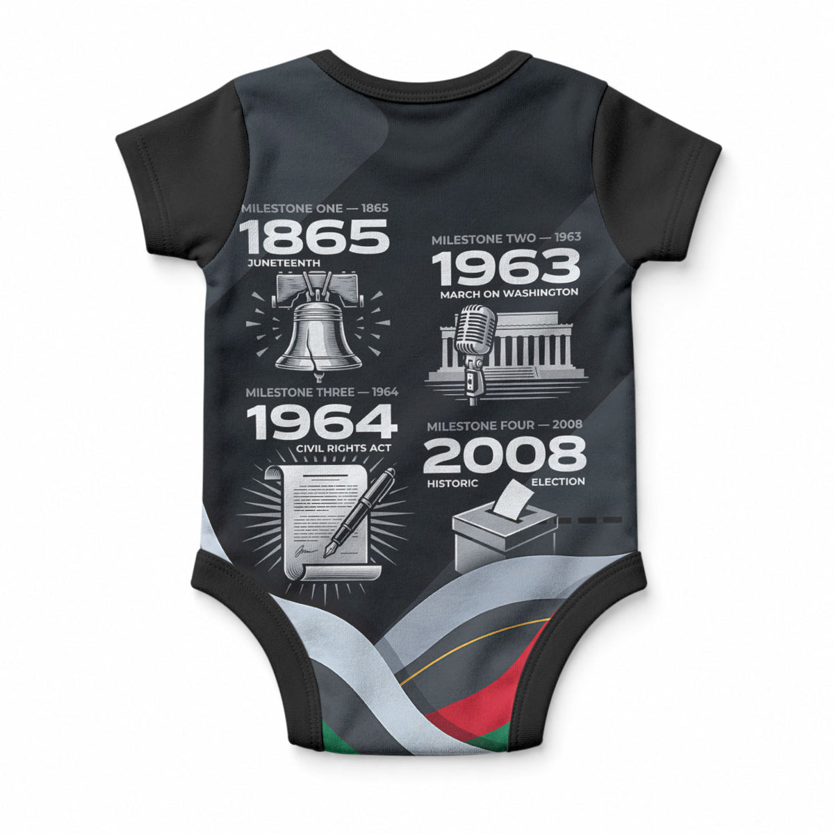 My Black Card Civil Rights Leaders Black History Baby Onesie African American Black Excellence Milestones Freedom