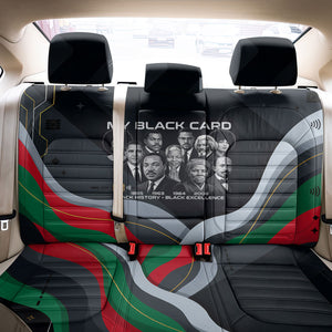 My Black Card Civil Rights Leaders Black History Back Car Seat Cover African American Black Excellence Milestones Freedom