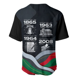 My Black Card Civil Rights Leaders Black History Baseball Jersey African American Black Excellence Milestones Freedom