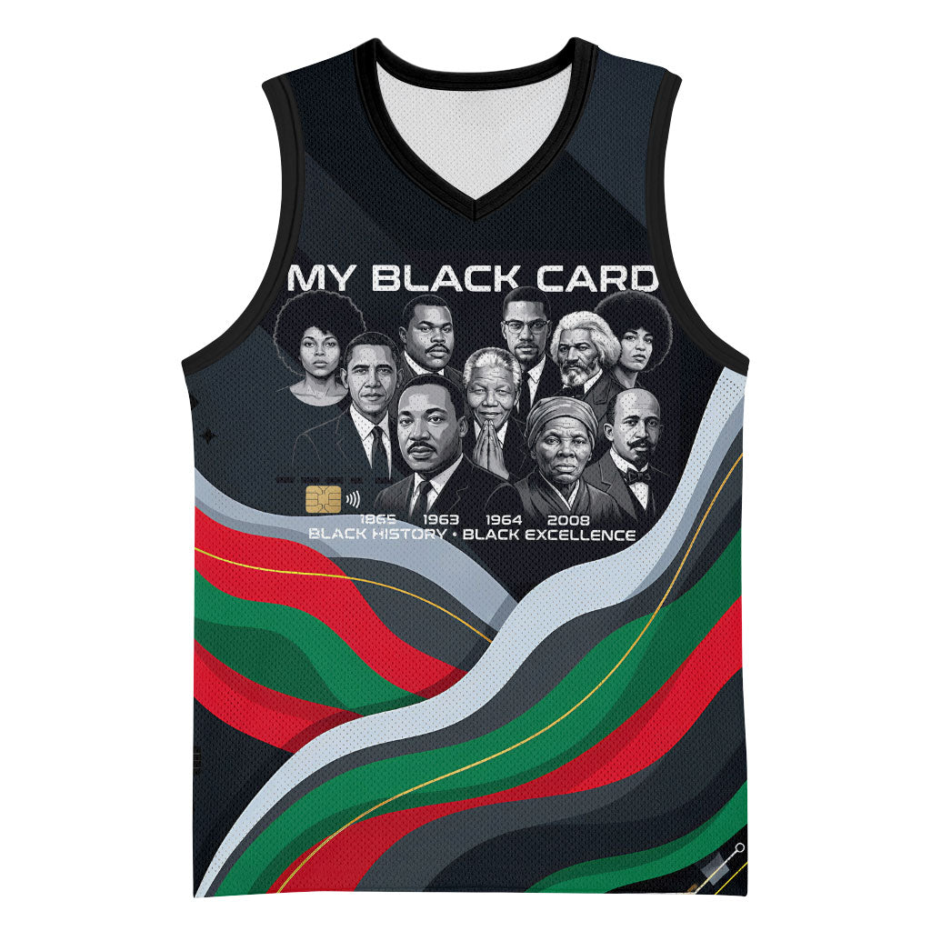 My Black Card Civil Rights Leaders Black History Basketball Jersey African American Black Excellence Milestones Freedom