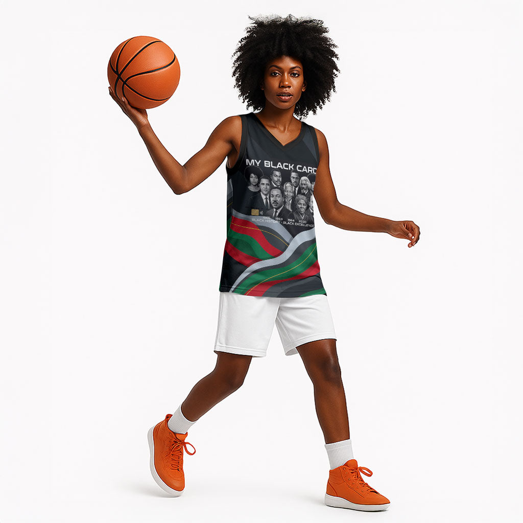 My Black Card Civil Rights Leaders Black History Basketball Jersey African American Black Excellence Milestones Freedom