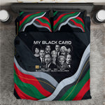 My Black Card Civil Rights Leaders Black History Bedding Set African American Black Excellence Milestones Freedom