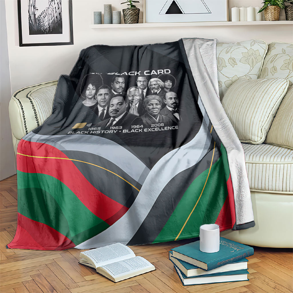 My Black Card Civil Rights Leaders Black History Blanket African American Black Excellence Milestones Freedom