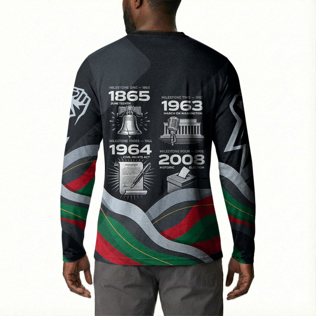 My Black Card Civil Rights Leaders Black History Button Sweatshirt African American Black Excellence Milestones Freedom