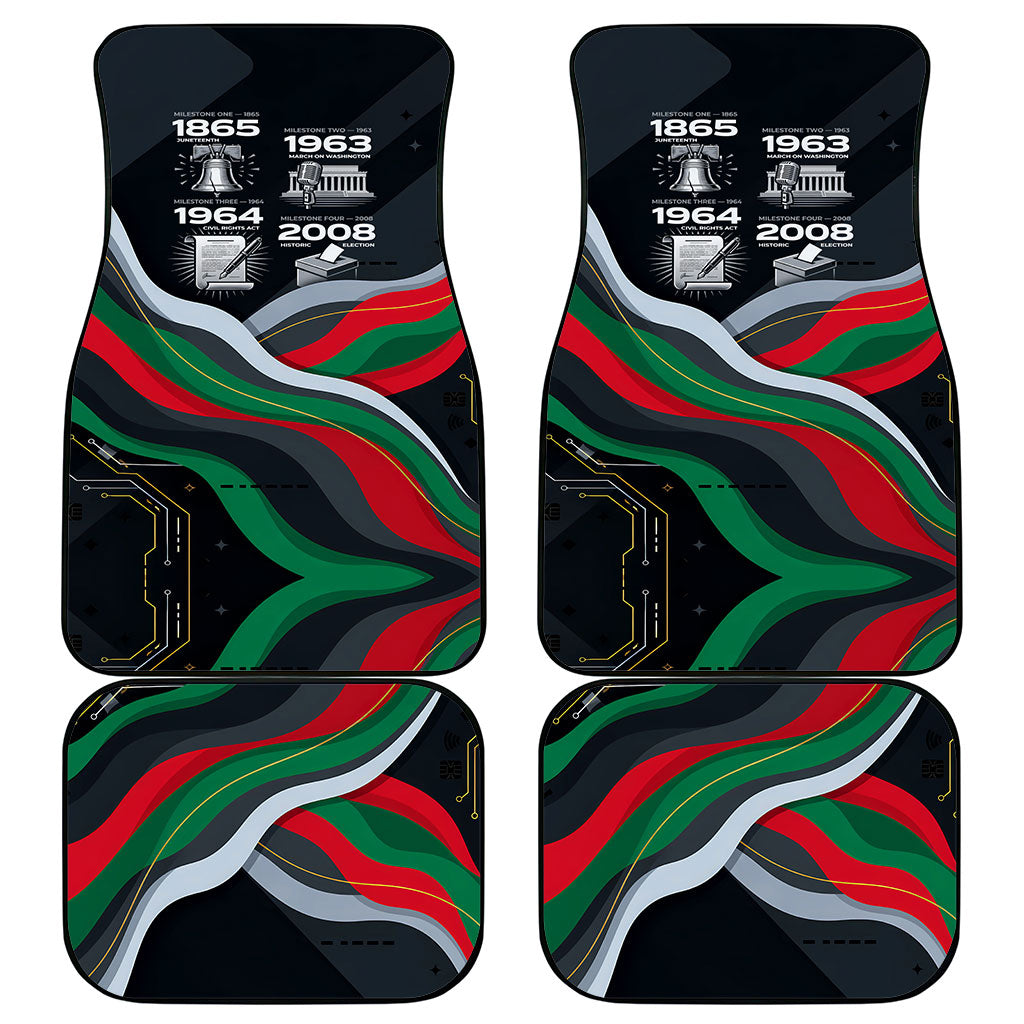 My Black Card Civil Rights Leaders Black History Car Mats African American Black Excellence Milestones Freedom