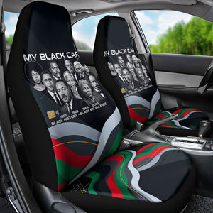 My Black Card Civil Rights Leaders Black History Car Seat Cover African American Black Excellence Milestones Freedom