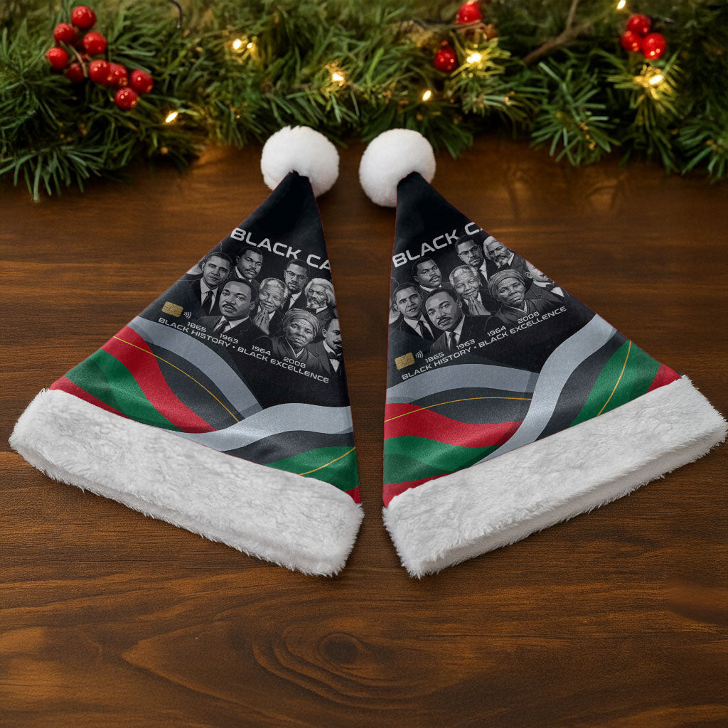 My Black Card Civil Rights Leaders Black History Christmas Santa Hat African American Black Excellence Milestones Freedom