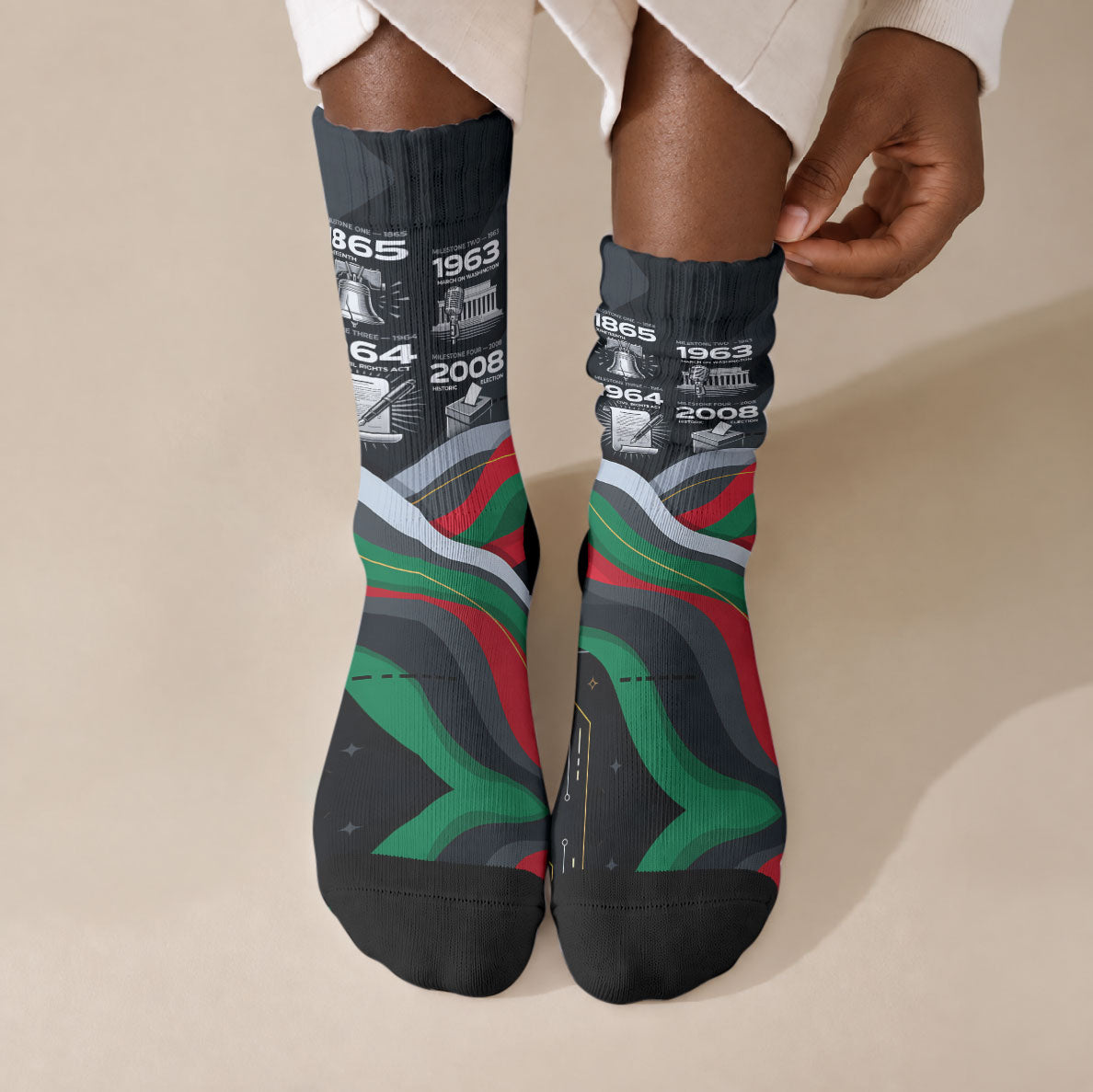 My Black Card Civil Rights Leaders Black History Crew Socks African American Black Excellence Milestones Freedom
