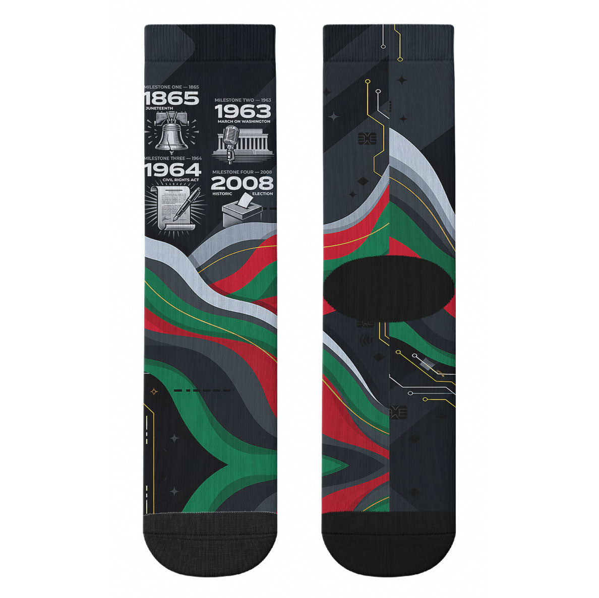 My Black Card Civil Rights Leaders Black History Crew Socks African American Black Excellence Milestones Freedom