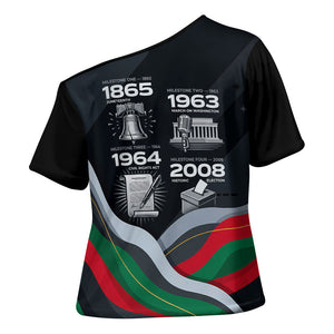 My Black Card Civil Rights Leaders Black History Cross Shoulder Shirt African American Black Excellence Milestones Freedom