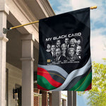 My Black Card Civil Rights Leaders Black History Garden Flag African American Black Excellence Milestones Freedom