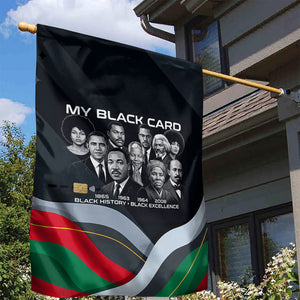 My Black Card Civil Rights Leaders Black History Garden Flag African American Black Excellence Milestones Freedom