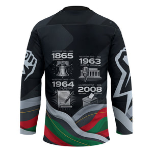 My Black Card Civil Rights Leaders Black History Hockey Jersey African American Black Excellence Milestones Freedom