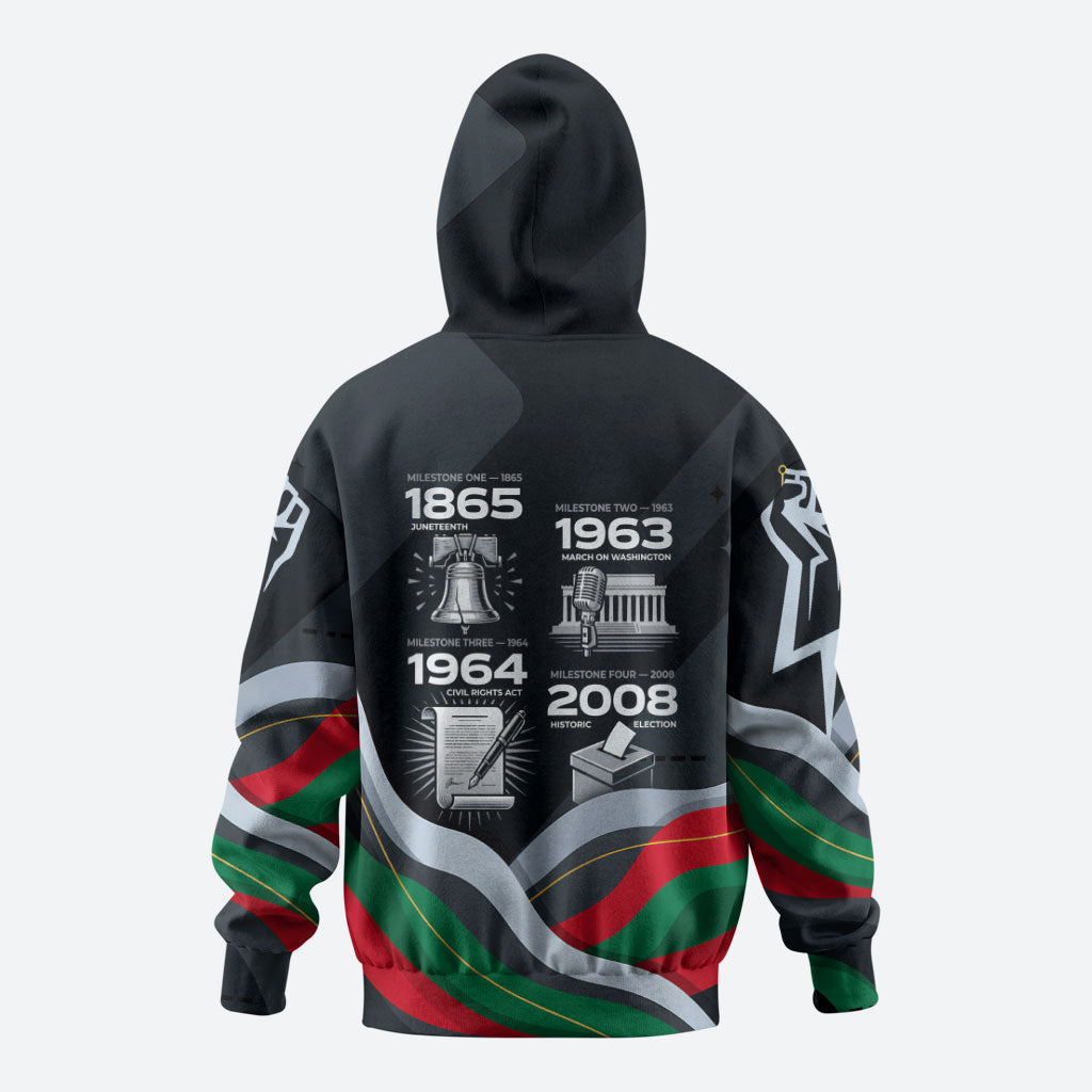 My Black Card Civil Rights Leaders Black History Hoodie African American Black Excellence Milestones Freedom