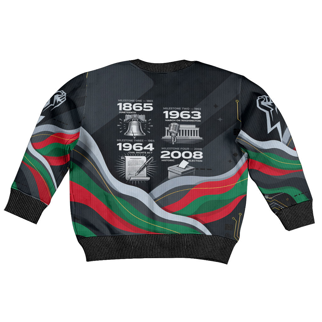My Black Card Civil Rights Leaders Black History Kid Ugly Christmas Sweater African American Black Excellence Milestones Freedom