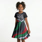 My Black Card Civil Rights Leaders Black History Kid Short Sleeve Dress African American Black Excellence Milestones Freedom
