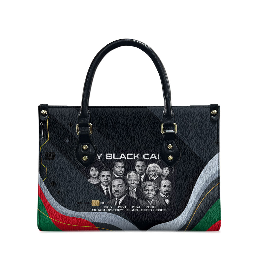 My Black Card Civil Rights Leaders Black History Leather Bag African American Black Excellence Milestones Freedom