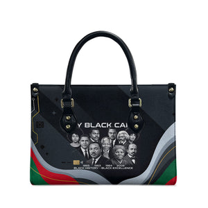 My Black Card Civil Rights Leaders Black History Leather Bag African American Black Excellence Milestones Freedom