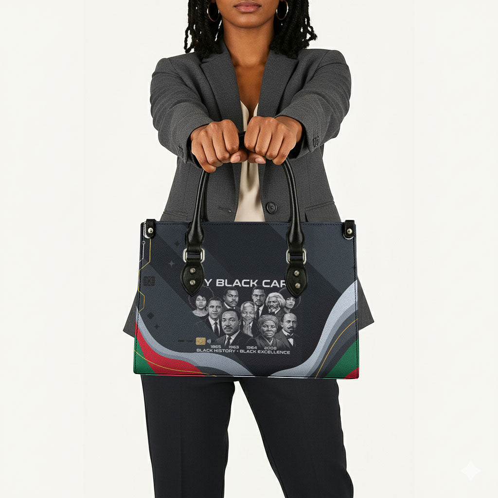 My Black Card Civil Rights Leaders Black History Leather Bag African American Black Excellence Milestones Freedom