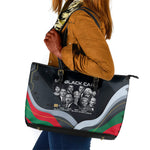 My Black Card Civil Rights Leaders Black History Leather Tote Bag African American Black Excellence Milestones Freedom