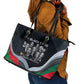 My Black Card Civil Rights Leaders Black History Leather Tote Bag African American Black Excellence Milestones Freedom