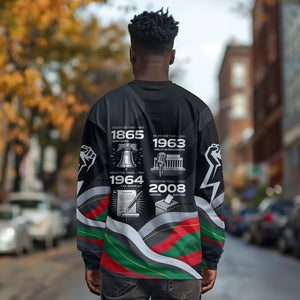My Black Card Civil Rights Leaders Black History Long Sleeve Shirt African American Black Excellence Milestones Freedom