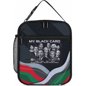 My Black Card Civil Rights Leaders Black History Lunch Bag African American Black Excellence Milestones Freedom
