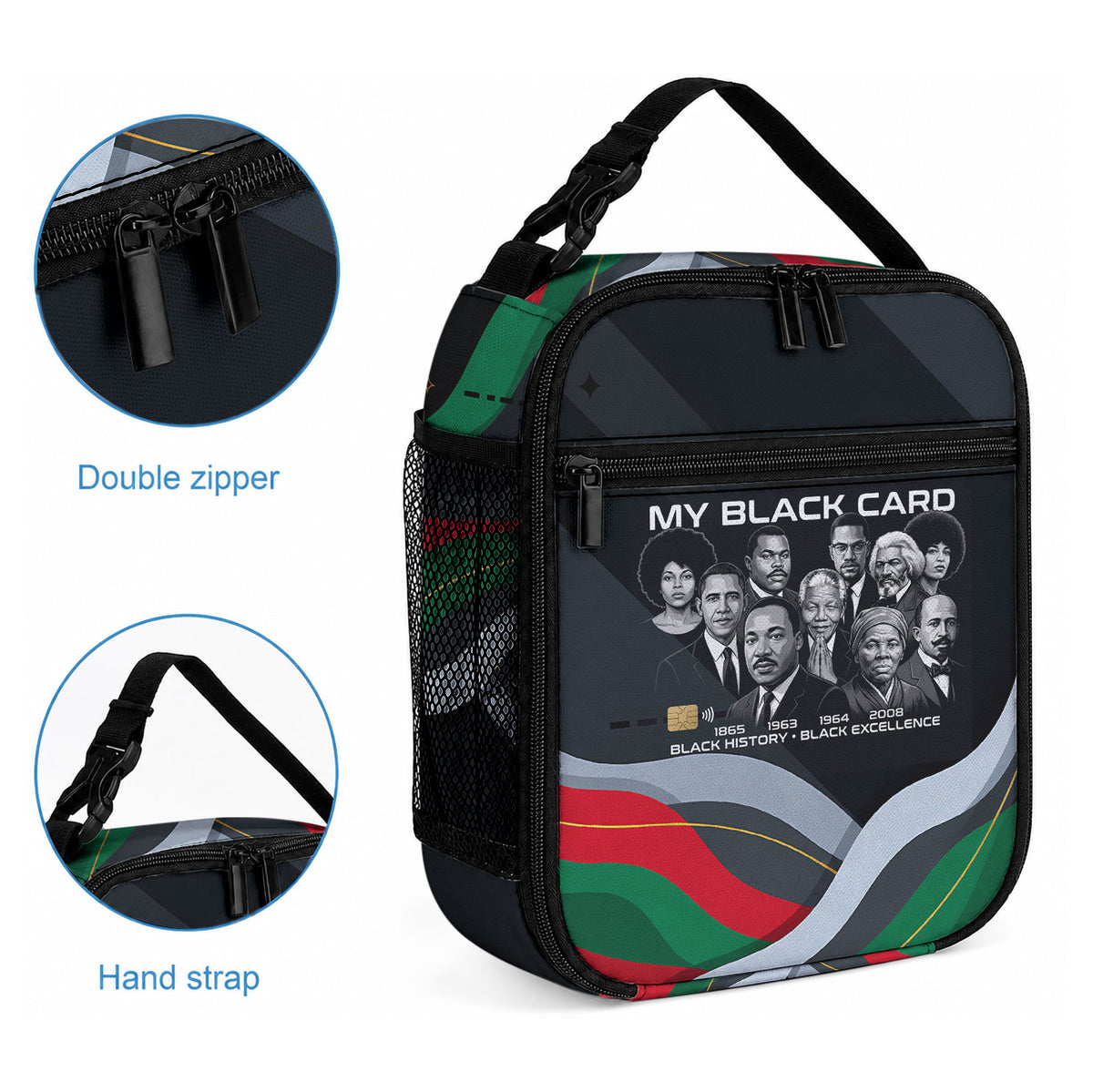 My Black Card Civil Rights Leaders Black History Lunch Bag African American Black Excellence Milestones Freedom