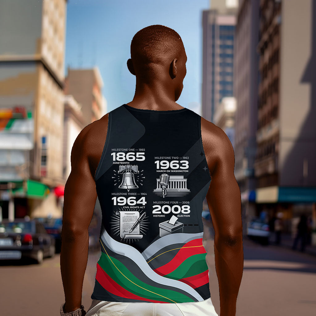 My Black Card Civil Rights Leaders Black History Men Tank Top African American Black Excellence Milestones Freedom