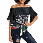 My Black Card Civil Rights Leaders Black History Off Shoulder Wrap Waist Top African American Black Excellence Milestones Freedom